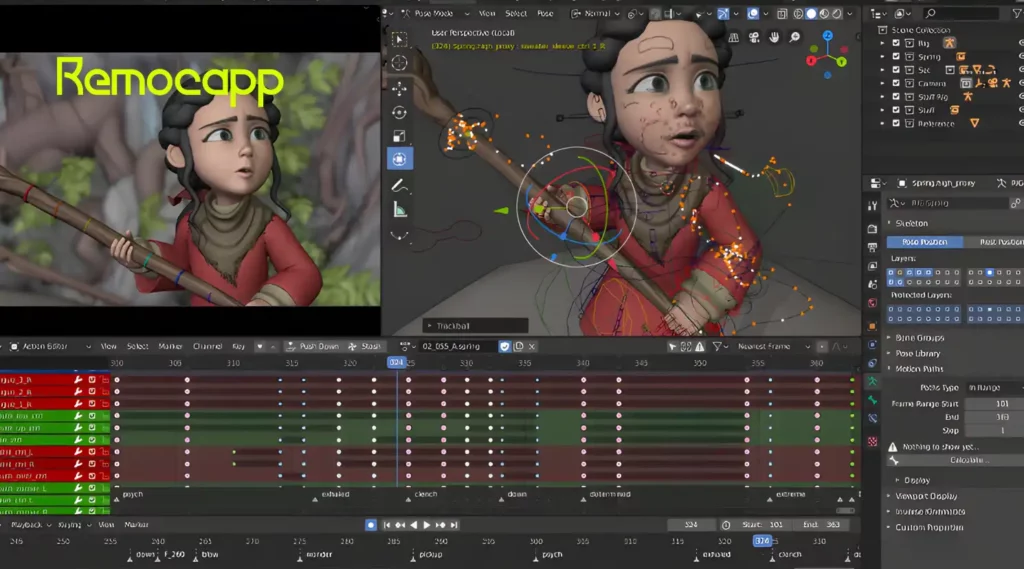 Blender and Its Capabilities for Motion Capture